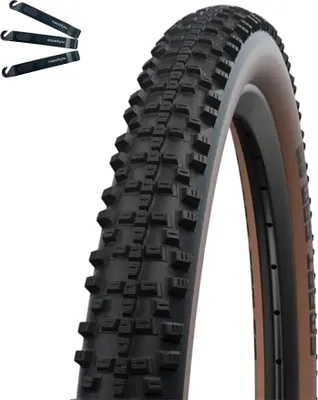 Immagine prodotto di 1 x Schwalbe Smart Sam ADDIX Performance Line Pneumatico per bicicletta Nero/Bronzo 65-584 (27,5 x 2,60) incl. leva per pneumatici maxxi4you