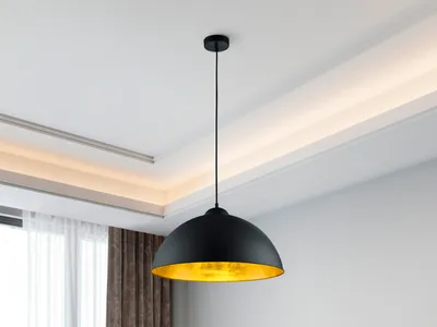 Produktbild von Trio 308000132 Pendelleuchte 1xE27 max.60W schwarz matt