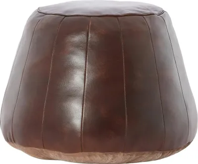 Produktbild von Light & Living - Pouf DOVIO - Ø56x42 cm - Braun