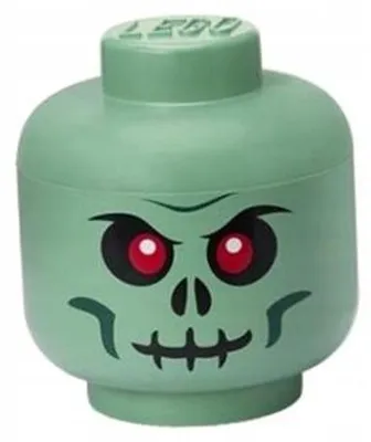 Produktbild von Lego Mini Head Container – Green Skeleton