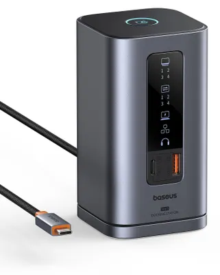 Obrázok produktu pre Baseus Docking Station Spacemate, séria 11 v 1, podpora pre 3 monitory
