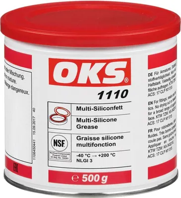 Produktbild von OKS 1110 Multi-Siliconfett, physiologisch unbedenklich, NLGI 3, 500g Dose - 1110031