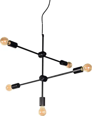 Productafbeelding van LABEL51 Hanglamp Stilo - Zwart - Metaal