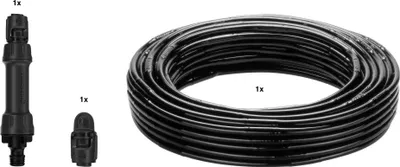 Immagine prodotto di Kit di avviamento 25 m di tubo con gocciolatori incorporati e tappo di fine linea per piante