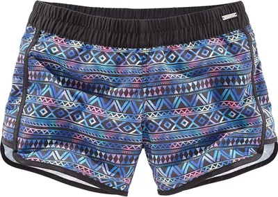 Produktbild von LASCANA Badeshorts schwarz-bedruckt Größe 36