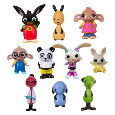 Image de Lapin BING SULA FLOP COCO Grand ensemble de 10 figurines