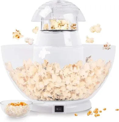 Immagine prodotto di Macchina per popcorn ad aria calda - 1200 W - senza olio né burro - ideale per una festa