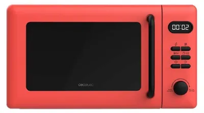 Obrázek produktu pro Cecotec Proclean 5110 Red, Pracovní deska, Samostatná mikrovlnná trouba, 20 l, 700 W, Vestavěný displej, Otočné