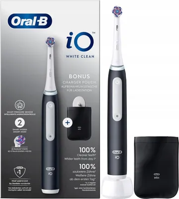 Immagine prodotto di Oral-B black and white toothbrush + case