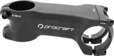 Image de Procraft, potence pour vélo de route -7°, 60 mm, 31,8 mm, noir - En aluminium léger, pour vélo de course...