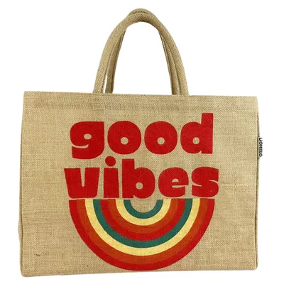Produktbild von Domelo Einkaufstasche groß Jute Tasche Strandtasche XXL Damen Einkaufskörbe