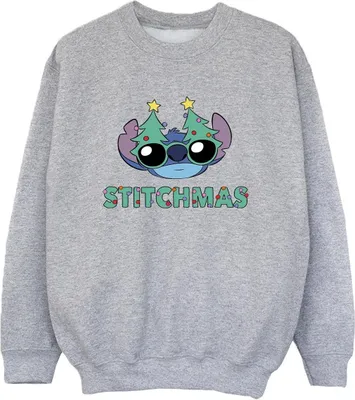 Produktbild von Disney - "Stitchmas" Sweatshirt für Jungen BI22369 (104) (Grau)
