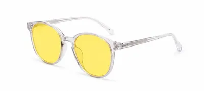 Produktbild von Bildschirmbrille – blockiert 8% Blaulicht, gelbe Gläser, transparente Fassung, Randy Energy 8%