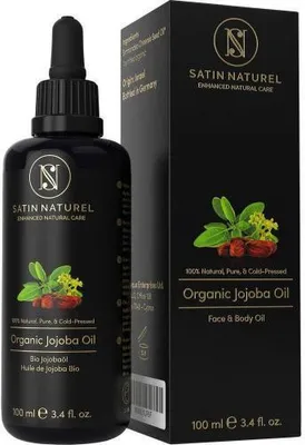 Produktbild von Satin Naturel Bio Jojobaöl kaltgepresst vegan 100 ml