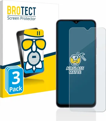 Produktbild von 3x BROTECT Entspiegelungs Schutzglas für Samsung Galaxy A22 5G Schutzfolie Panzer Folie Glas Display Schutz matt