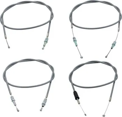 Zdjęcie produktu dla Zestaw cięgien Bowdena szary 4-częściowy do Hercules Prima 3 5 M5 P3 Optima 3 (2 biegi)