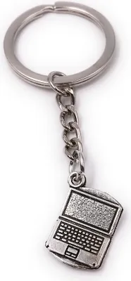 Produktbild von Onwomania Schlüsselanhänger Computer Mobile PC Laptop Metall Anhänger Charm
