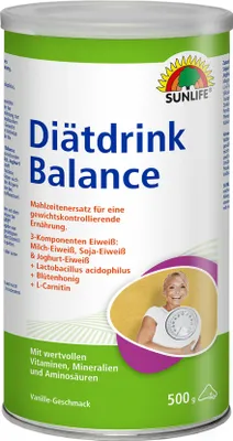 Produktbild von Sunlife Diätdrink Balance Vanille 500 g