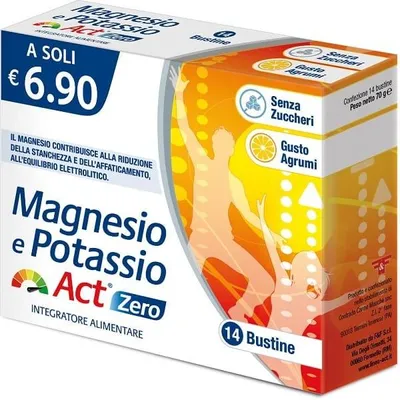 Produktbild von MAGNESIUM UND KALIUM ACT ZERO, 14 Beutel