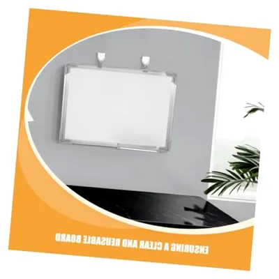 Produktbild von Wandmontiertes Whiteboard mit Aluminiumrahmen für Notizen, Planungen und Erinnerungen, leicht zu installieren für Büro und Zuhause