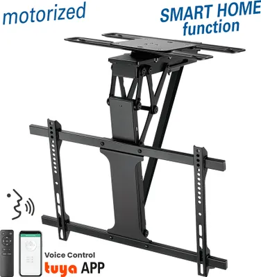 Immagine prodotto di my wall HL 49 ML Supporto da soffitto per TV ribaltabile motorizzato 32 - 75 pollici TV a comando vocale Smart