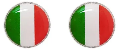 Image de 3D adhésif Bandiera Italie 12 mm
