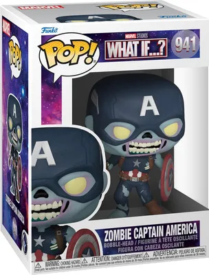 Produktbild von What If...? - Zombie Captain America 941 - Funko Pop! - Vinyl Figur