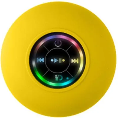 Zdjęcie produktu dla Wodoodporny głośnik Bluetooth z podświetleniem LED, wodoodporny głośnik do łazienki, przenośny głośnik Bluetooth