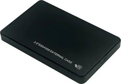 Produktbild von AIORBER 2,5 Zoll USB 3.0 Festplattengehäuse, für SSD/HDD, tragbar, stoßfest, High-Speed Datenübertragung, Plug & Play, ABS+PC, Schwarz