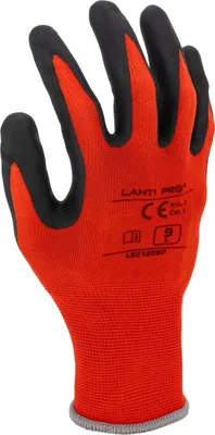 Produktbild von Salzstoffhandschuhe Rot-Schwarz L221208P, Karte, "8", Ce, Lahti