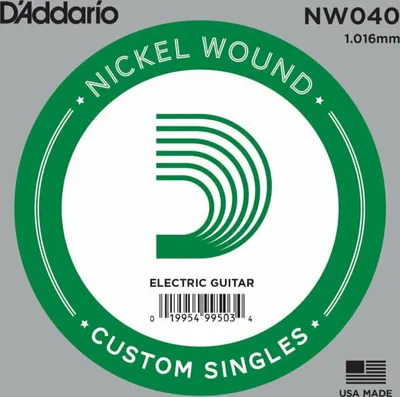 Produktbild von D'Addario Single Nickel Wound .040 Saite