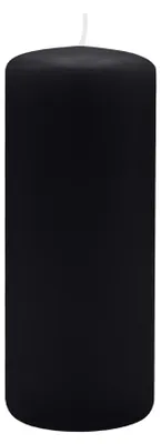 Produktbild von Stumpenkerzen 120 x  Ø 60 mm, Schwarz, 12 Stück