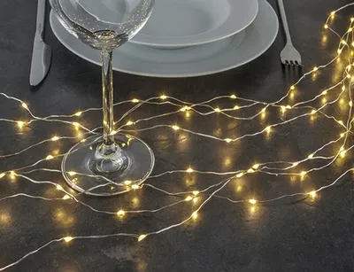 Produktbild von LED Kupferdraht Lichterkette Leuchtkette Draht Beleuchtung als Lichtbündel