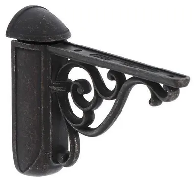 Produktbild von Stützfüße für Regale aus Zamak, Durchmesser 125 mm x 78 mm, Vintage-Design, Set mit 6 Stück