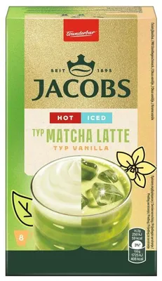 Produktbild von Jacobs Typ Matcha Latte Typ Vanilla Sticks 8er