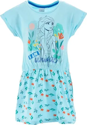 Produktbild von Disney Die Eiskönigin Elsa Kinder Kleid Sommerkleid – Blau / 116