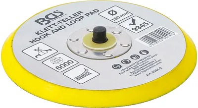 Zdjęcie produktu dla BGS technic Hook and Loop Pad for BGS 9345, 130 g, 130 mm