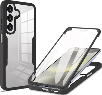 Immagine prodotto di Custodia per Samsung Galaxy A26, protezione completa a 360° con protezione del display incorporata, nero