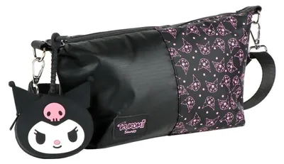 Produktbild von Hello Kitty Black Kuromi Tasche, Umhängetasche mit