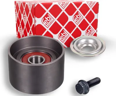 Produktbild von FEBI BILSTEIN 23268 Umlenkrolle Keilrippenriemen 74mm passend für MERCEDES-BENZ TRAVEGO (O 580) ACTROS MP2 / MP3 ACTROS