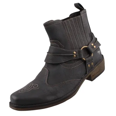 Obrázok produktu pre Mustang 4116-501 topánky pánske členkové topánky westernové členkové topánky, veľkosť:47 EU, farba:Grey