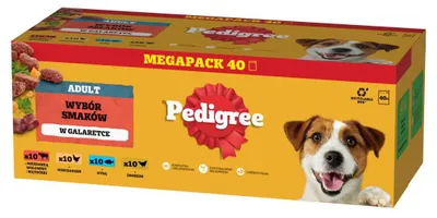 Productafbeelding van PEDIGREE Vital Protection, voer voor honden in gelatine, 40 zakjes van 100 gram. Natvoer voor honden