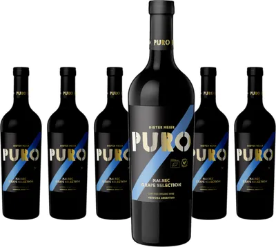 Produktbild von 6 x Dieter Meier Puro Malbec Grape Selection Argentinien