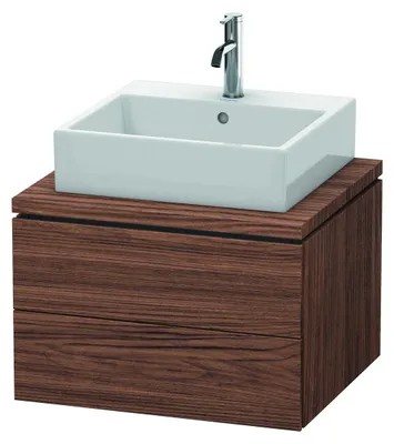 Produktbild von Konsolenunterschrank L-CUBE 400x620x547mm nussbaum dunkel nussbaum dunkel