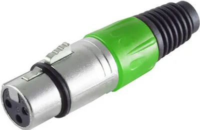 Produktbild von XLR-Kupplung, grün