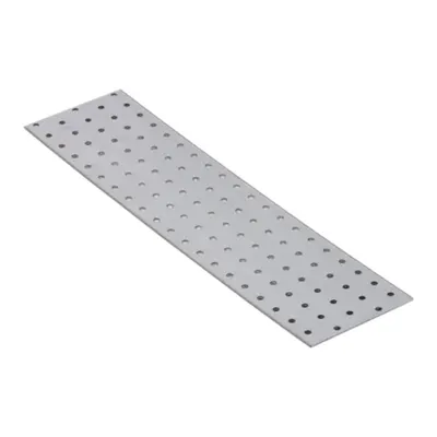 Zdjęcie produktu dla Płyta perforowana 400 x 100 x 2,00 mm Łącznik płaski Ocynkowany łącznik drewniany