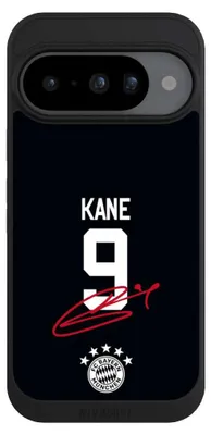 Produktbild von NIVOCASE Handyhülle für Google Pixel 10  Hülle NIVOpure Case Schwarz FC Bayern München Trikot Harry Kane