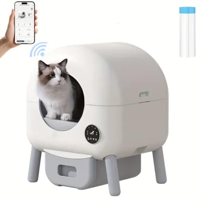 Image de Litière automatique - Litière autonettoyante - Litière intelligente - Litière hygiénique