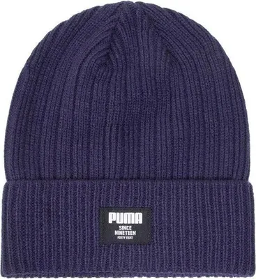 Zdjęcie produktu dla Czapka zimowa Puma Prążkowana klasyczna czapka Peacoat Blue