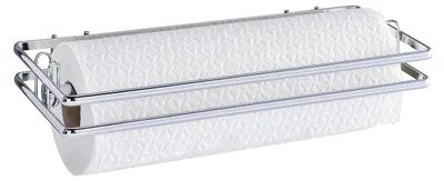 Keukenrolhouder Style, silber, 32x13x4 cm, Wandmontage